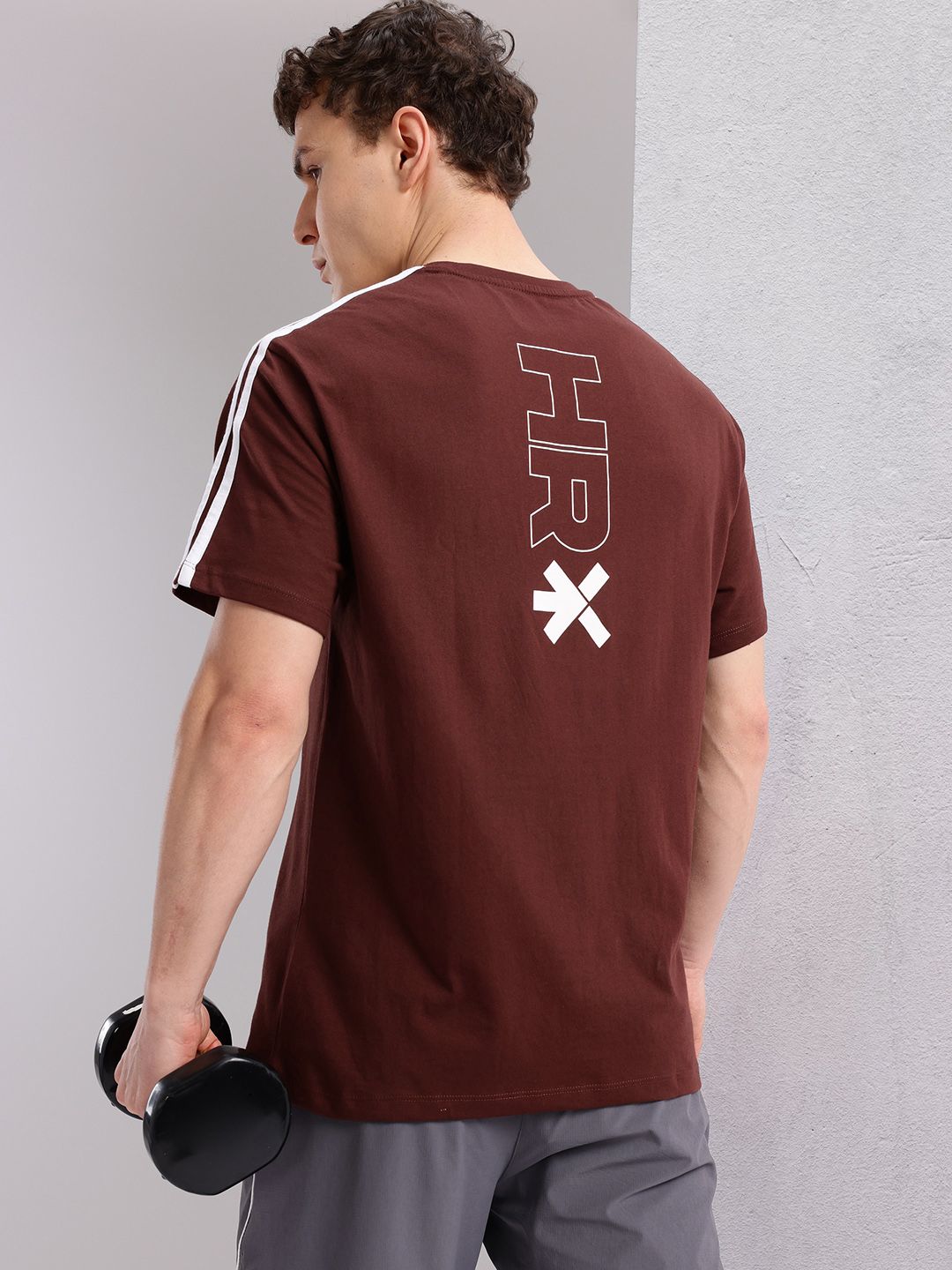 HRX by Hrithik Roshan Printed Relaxed Fit Training T-shirt