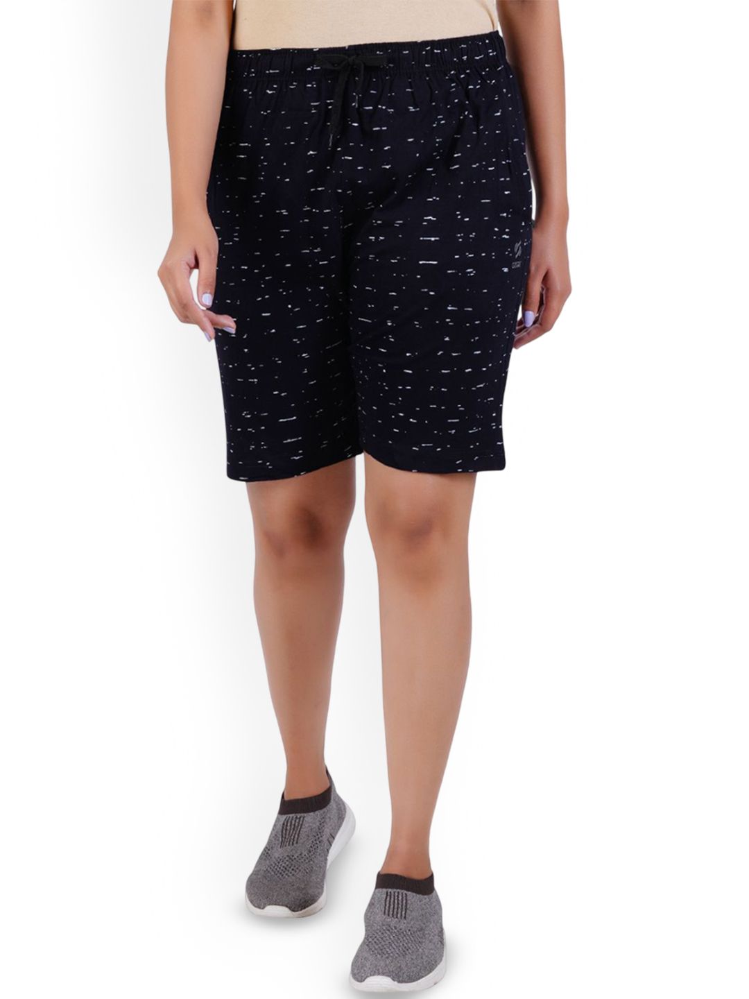 GUIDE Women Cotton Printed Regular Fit Sports Shorts-picture-40