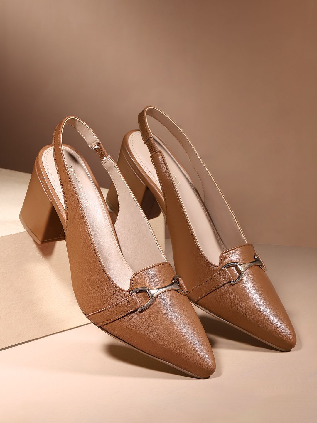 Kenneth Cole Block Pumps with Buckles-picture-21