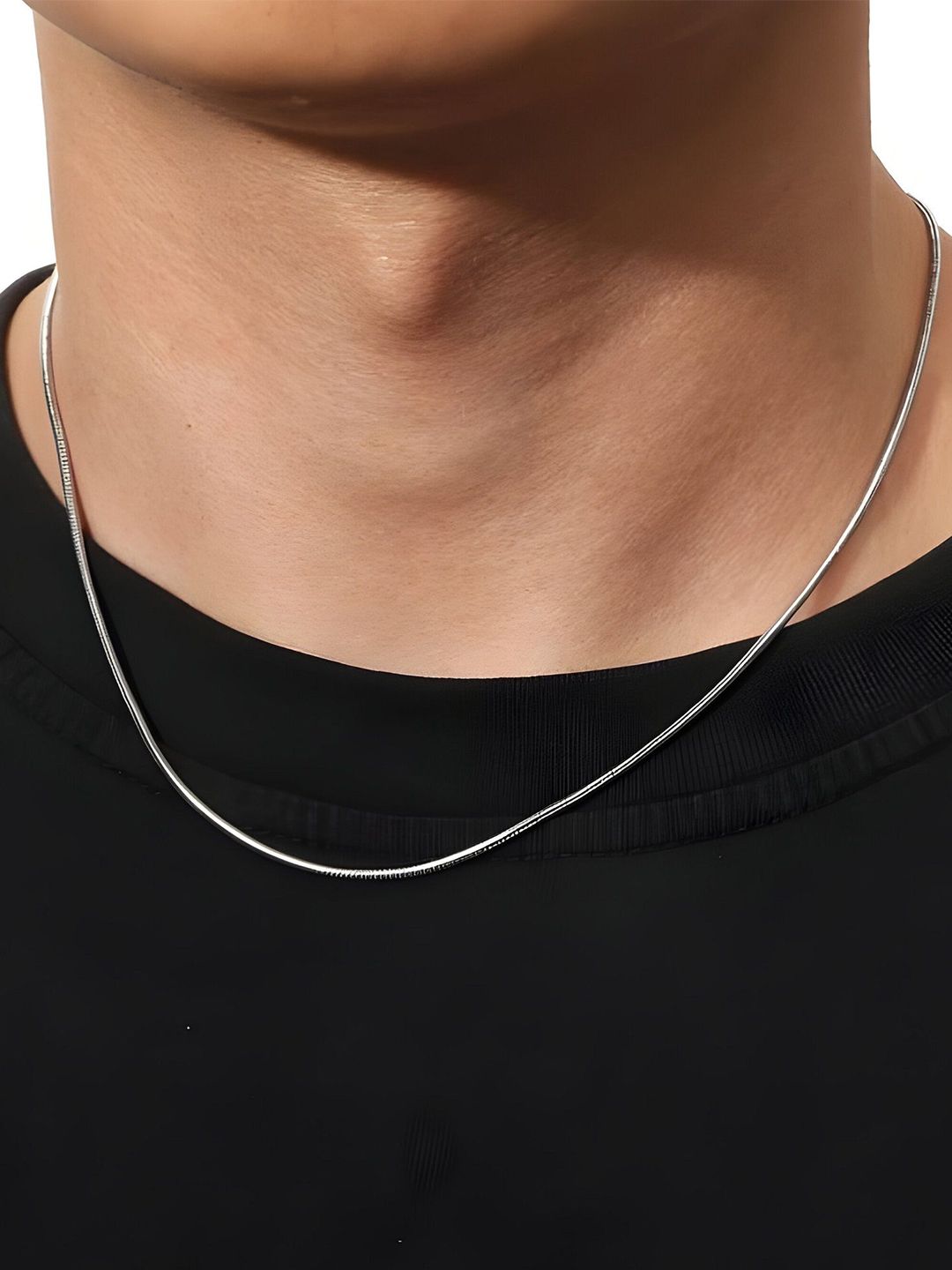 Minprice Unisex Silver-Plated Chain-picture-23