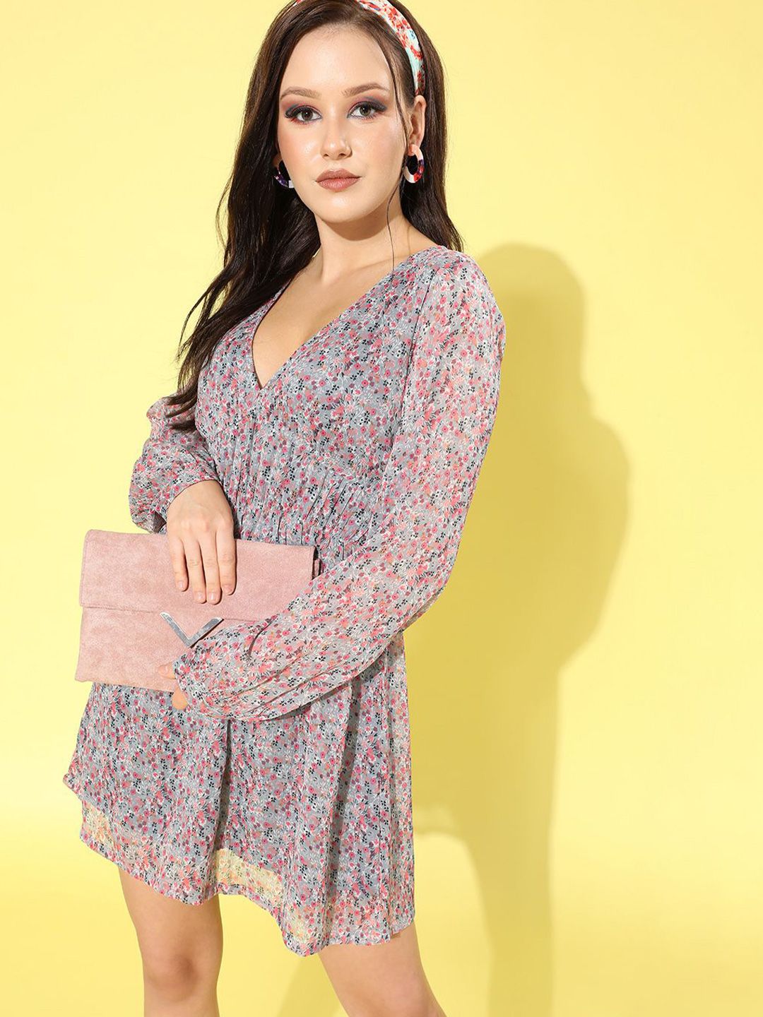 BAESD Women Floral Print Fit and Flare Dress-picture-20