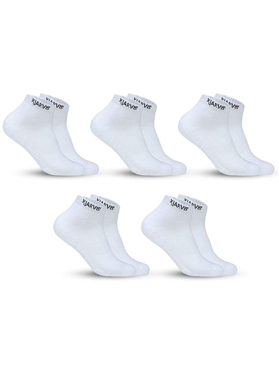 Xjarvis Pack Of 5 Ankle-Length Sports Socks-picture-25