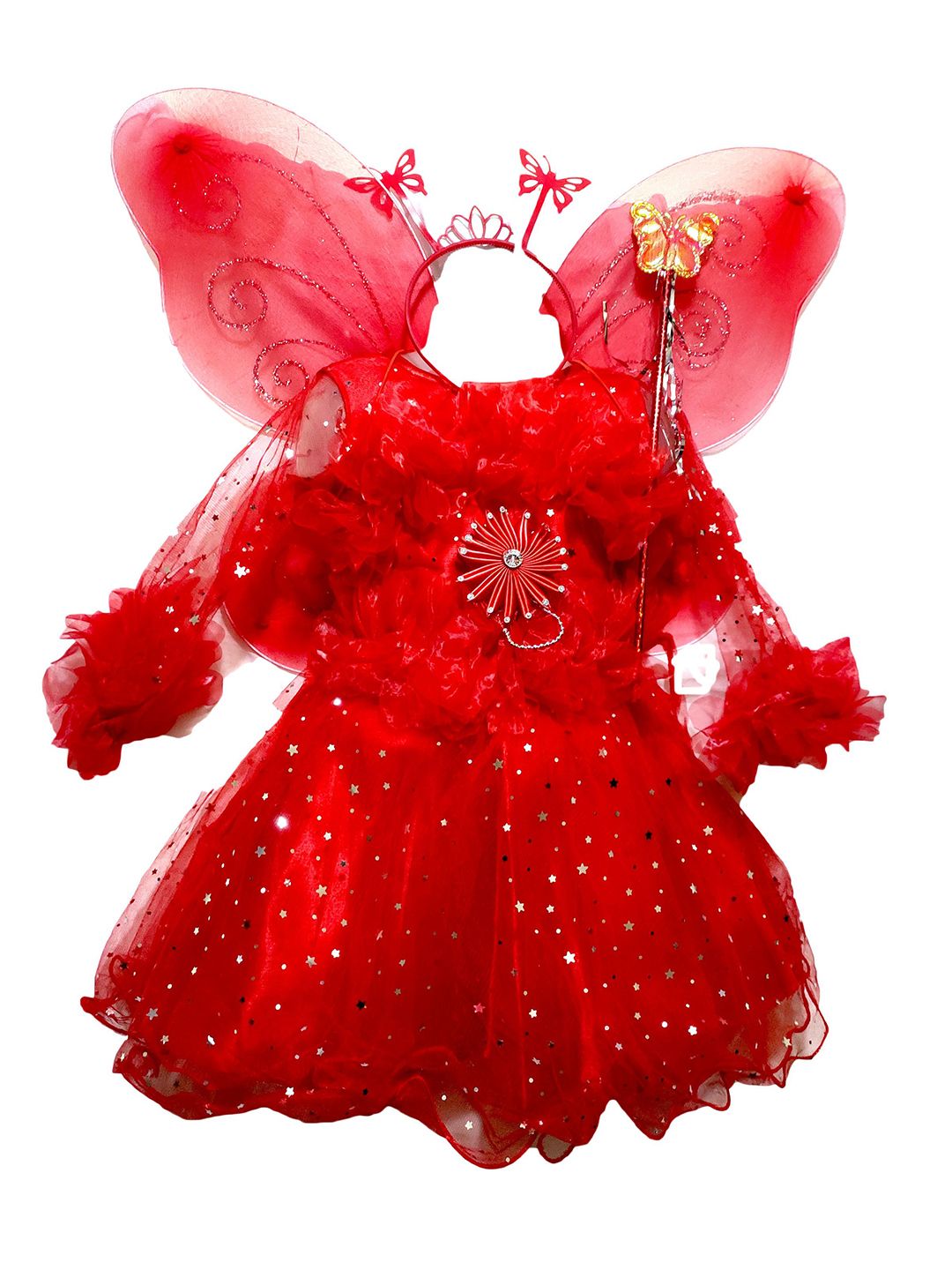 STUMBLE FASHION Net Fit & Flare Dress-picture-43