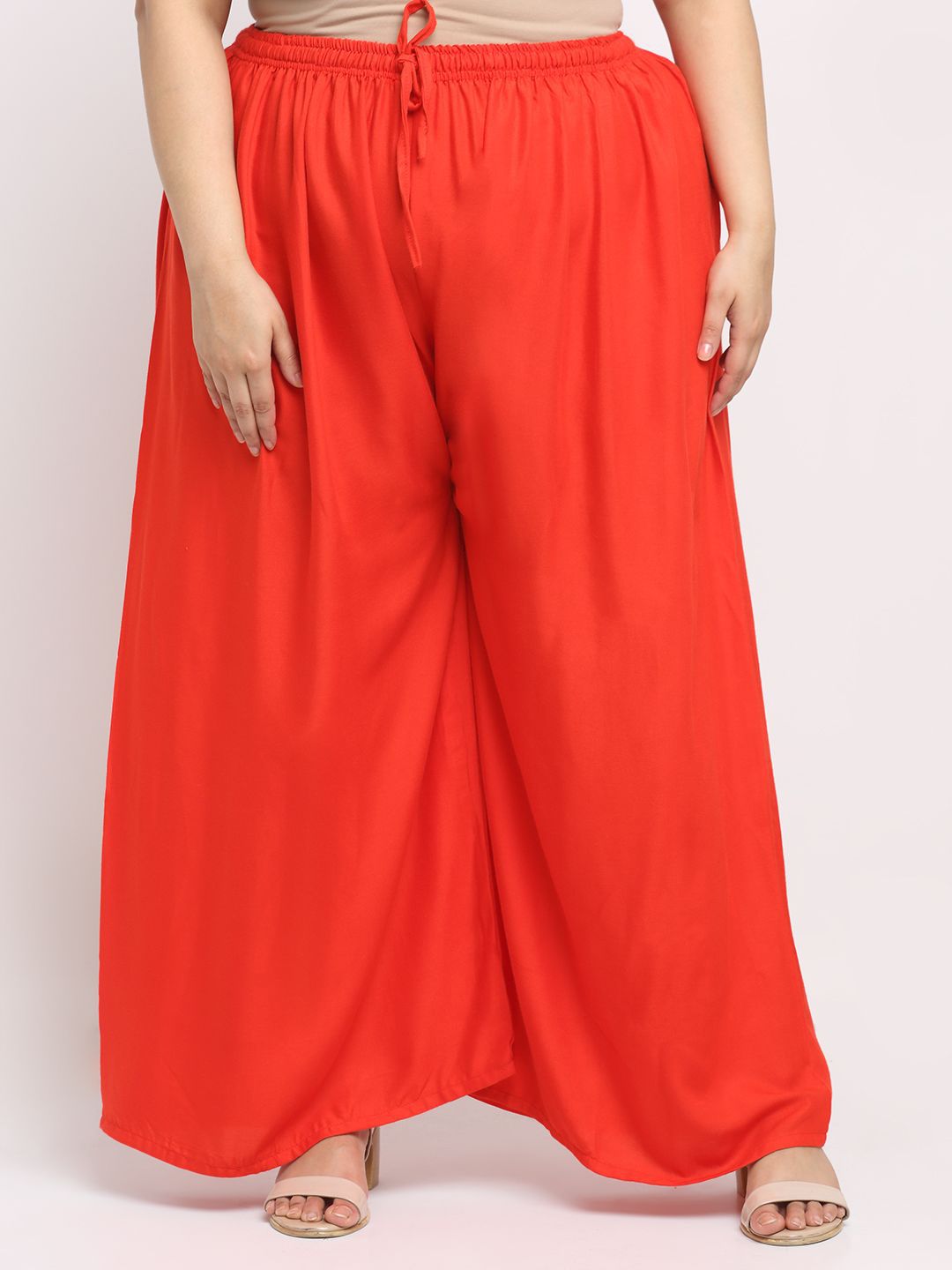 STYLE PREZONE Women Wide Leg Ethnic Plus Size Palazzos-picture-58