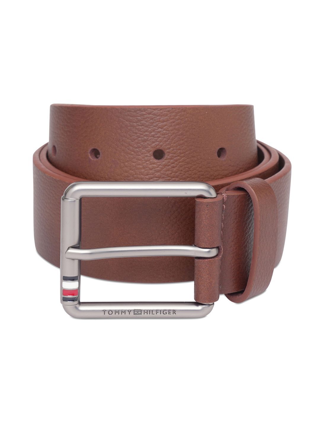 Tommy Hilfiger Men Textured Leather Belt-image-9