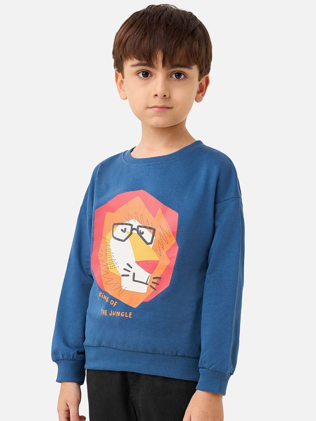 Juniors by Babyshop Boys Cotton Printed Pullover Sweatshirt-picture-36