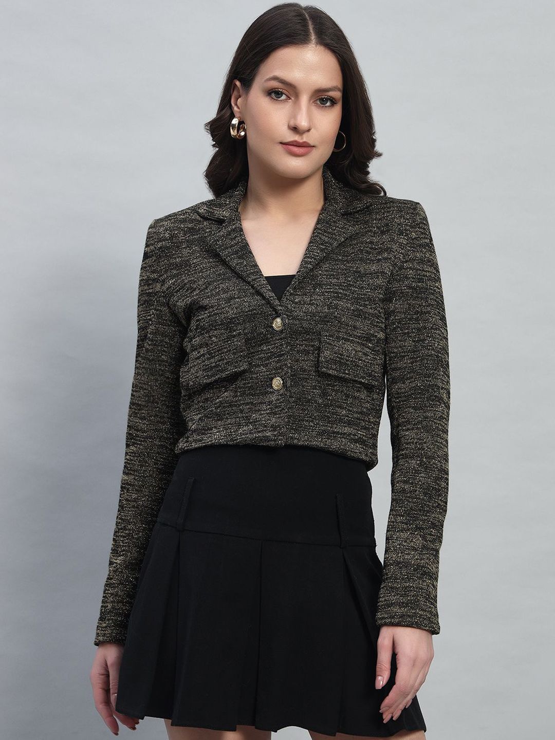 BROOWL Peaked Lapel Casual blazer