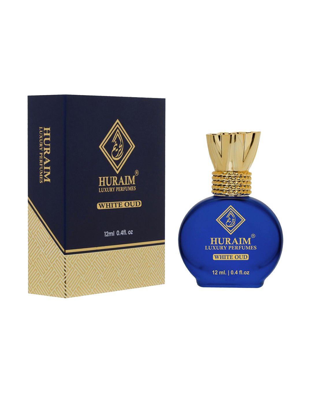 HURAIM Natural White Oud Attar Roll On - 12 ml-image-11