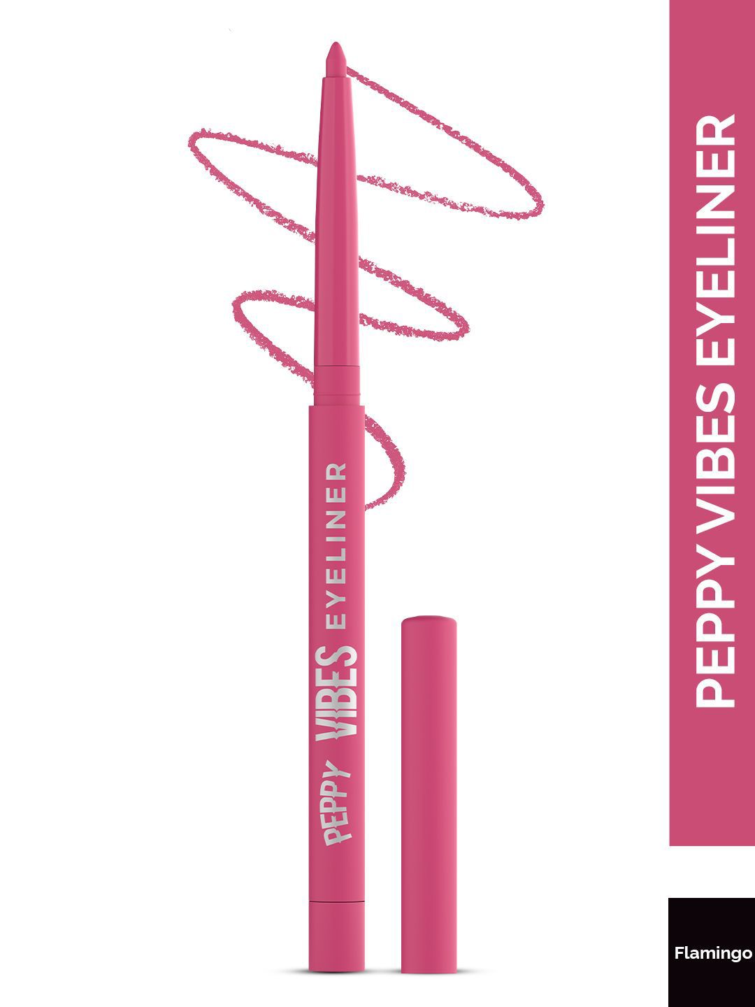 GLAM21 Peppy Vibes Eyeliner Matte Finish Stays Upto 10 Hours -Flamingo-picture-6
