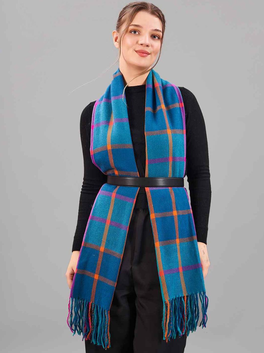 Tossido Unisex Checked Muffler-picture-39