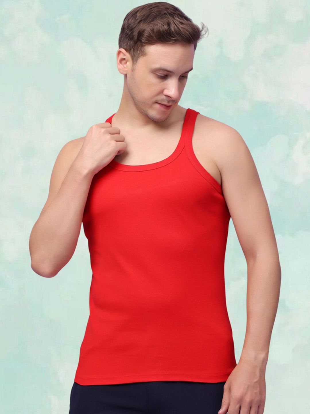 FBAR Men Round Neck Gym Vest-picture-32