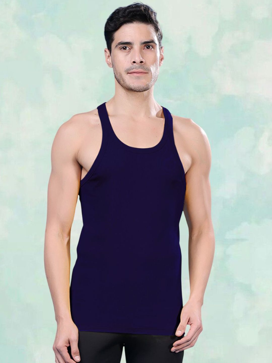 FBAR Men Round Neck Gym Vest-image-3