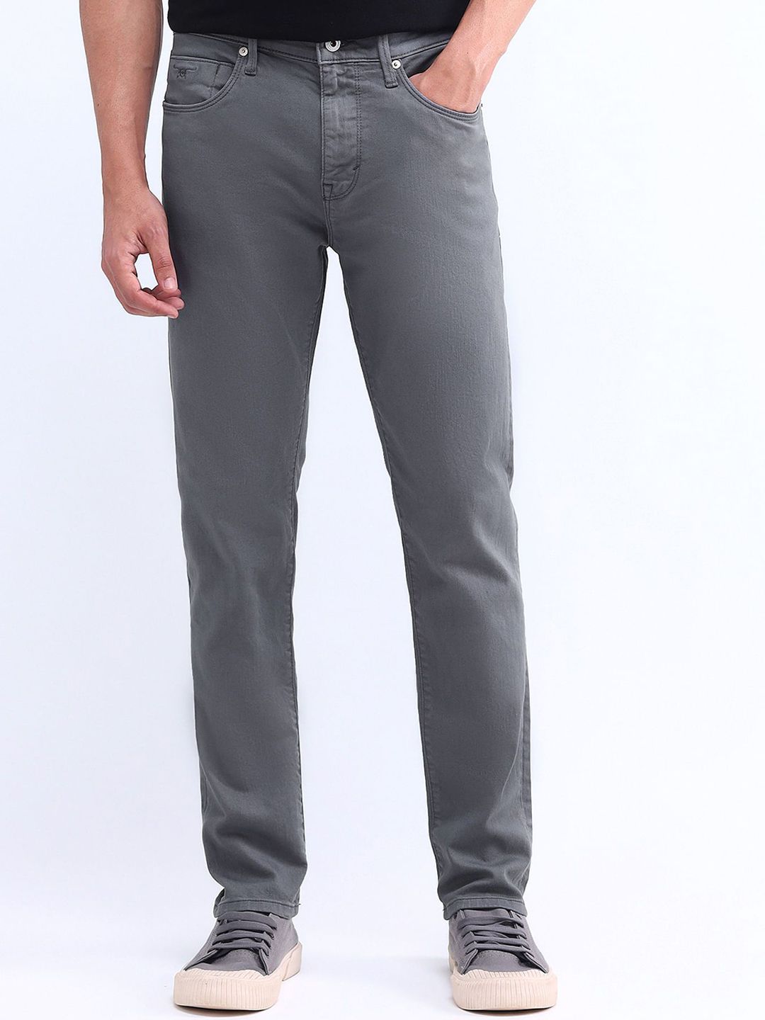 Flying Machine Men Cotton Slim Fit Mid-Rise Stretchable Jeans-picture-37