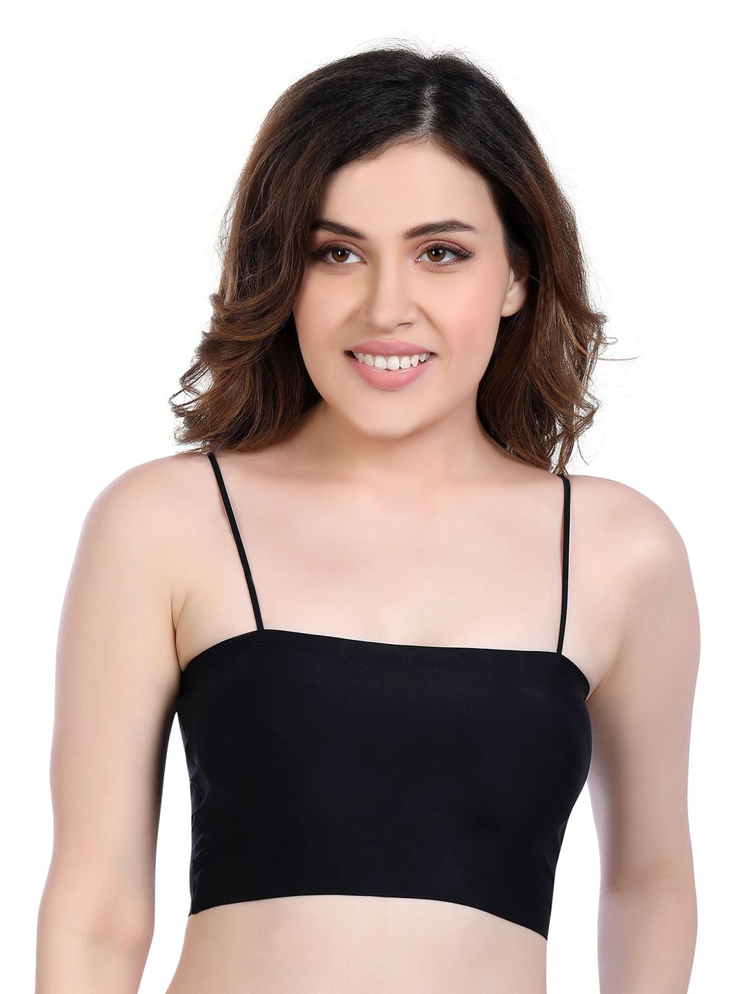 SHOPPY VILLA Women Full Coverage Lightly Padded Bandeau Bra