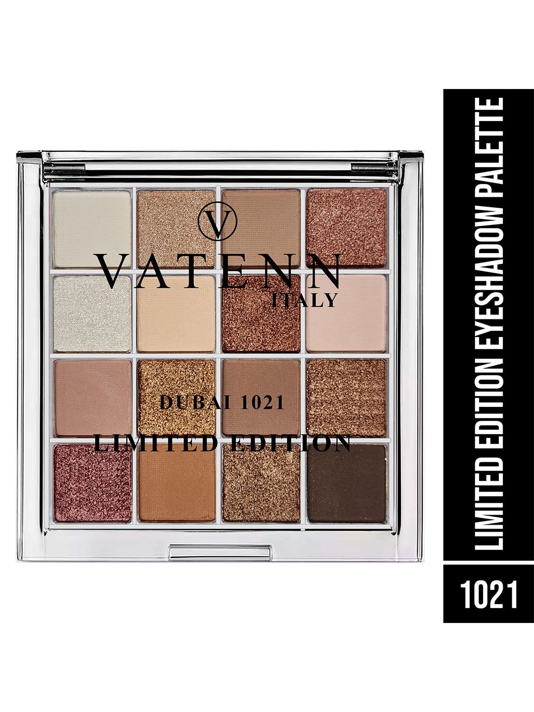 VATENN ITALY 16 Color Intense Pigmentation Long Lasting Eyeshadow Pallete - 9g -Dubai 1021-image-35