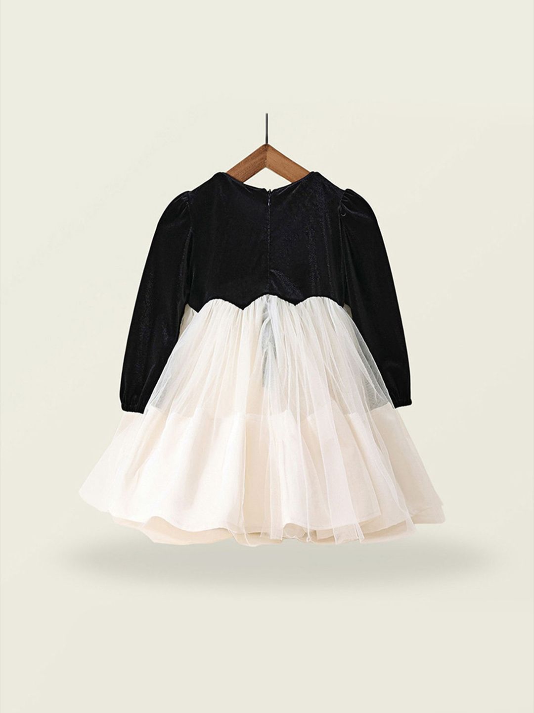 LULU & SKY Colourblocked Fit & Flare Dress-picture-18