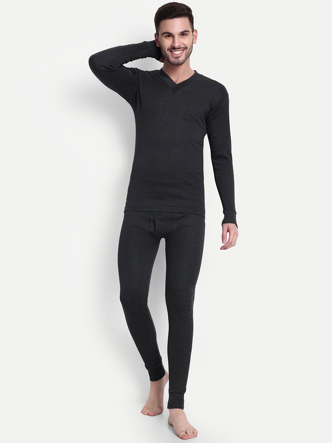 inner element Cotton Striped Thermal Set-picture-18