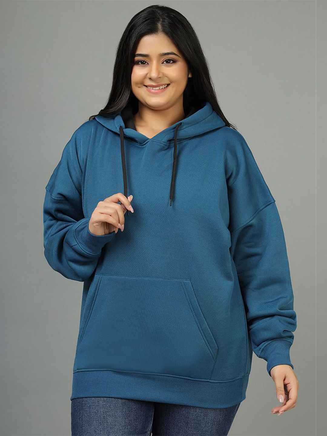 Wear Your Opinion Women Plus Size Hooded Sweatshirt-picture-49