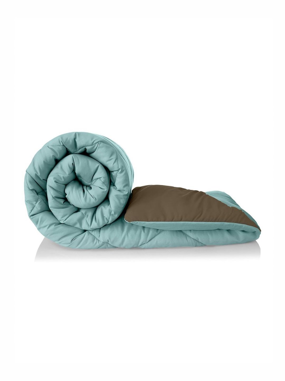 Steve & Anderson Blue & Grey 200 GSM Geometric Heavy Winter Double Bed Comforter-image-7