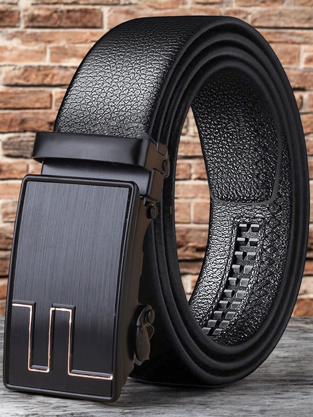 Provogue Men Vegan Leather Textured Belt-picture-24