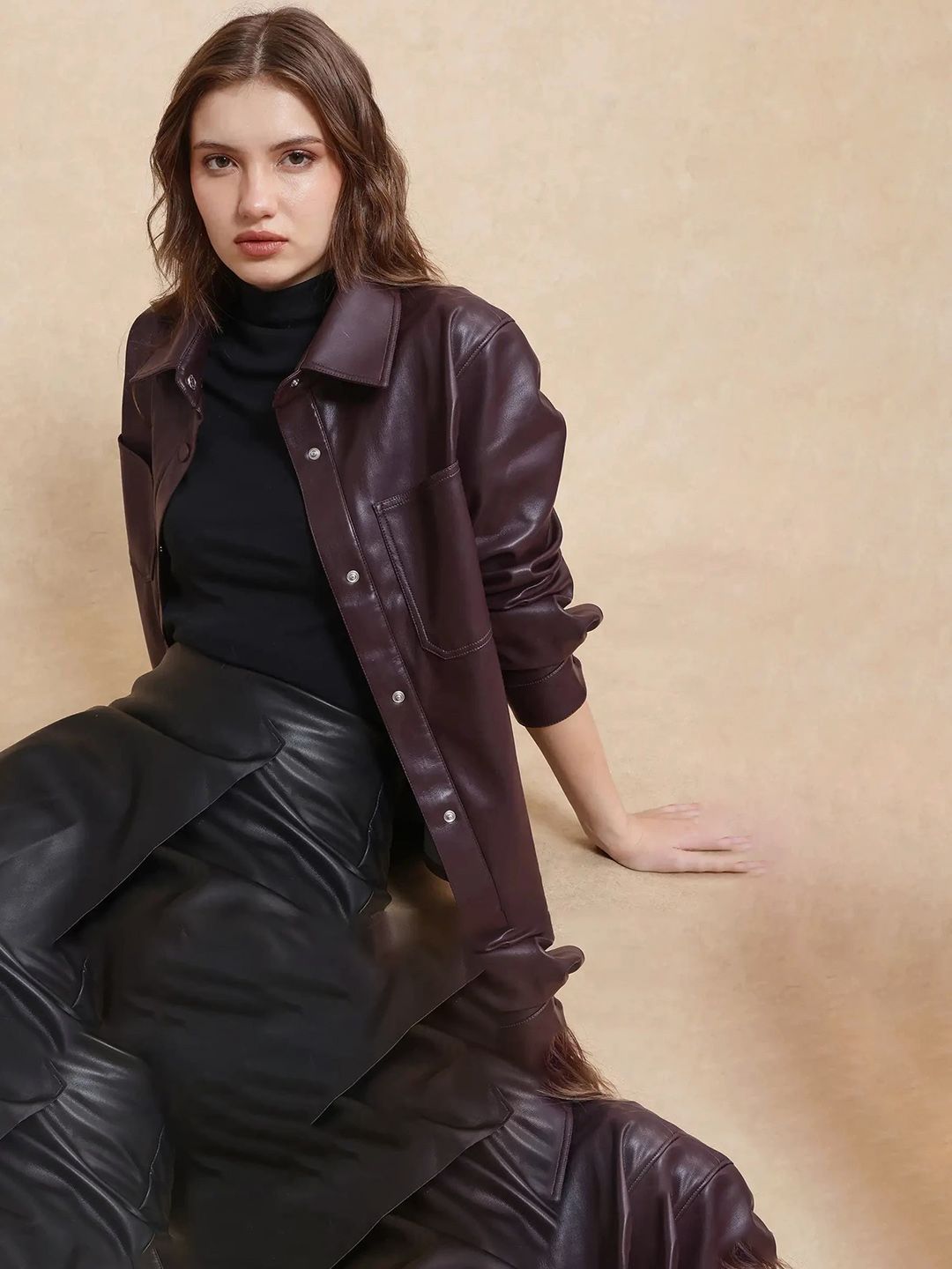 RAREISM Women Longline Biker Jacket-picture-38