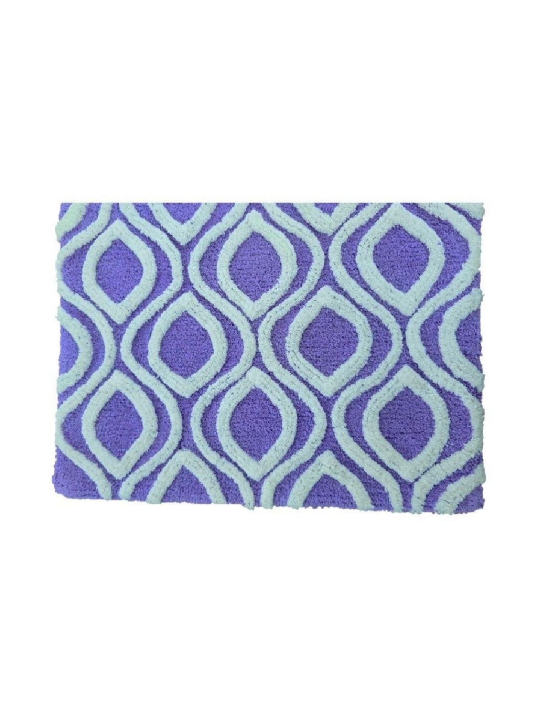 Aura Purple & Blue Textured 1800 GSM Anti skid Bath Rugs-picture-6