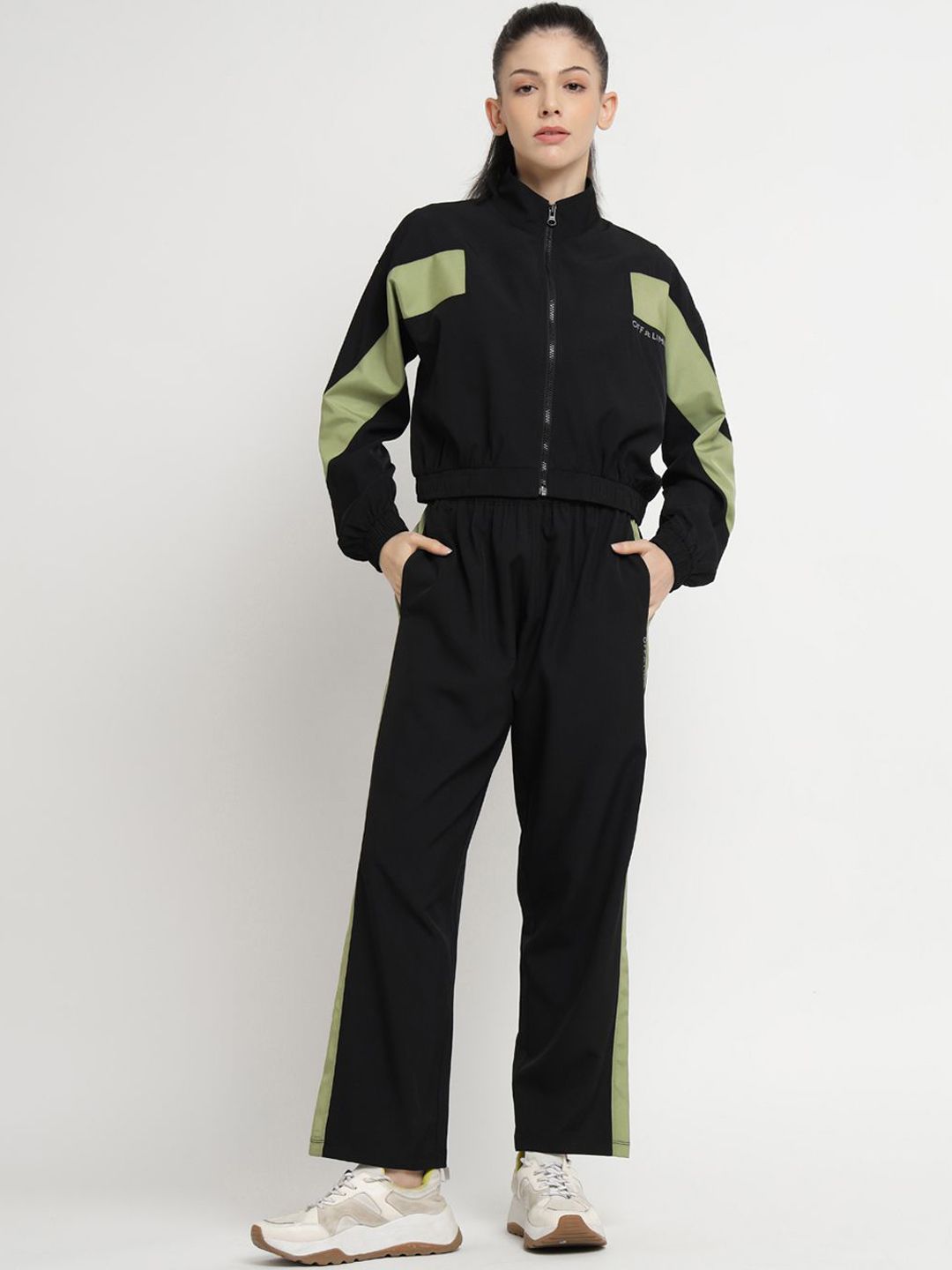 OFF LIMITS Women Colorblocked Tracksuit-image-14