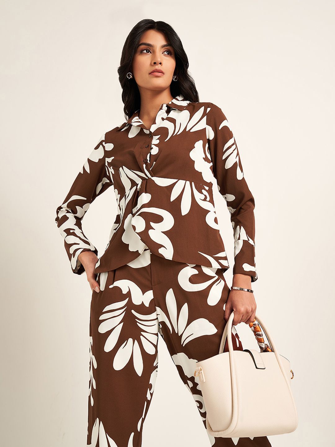 Annabelle by Pantaloons Women Floral Printed Shirt Style Top-picture-31