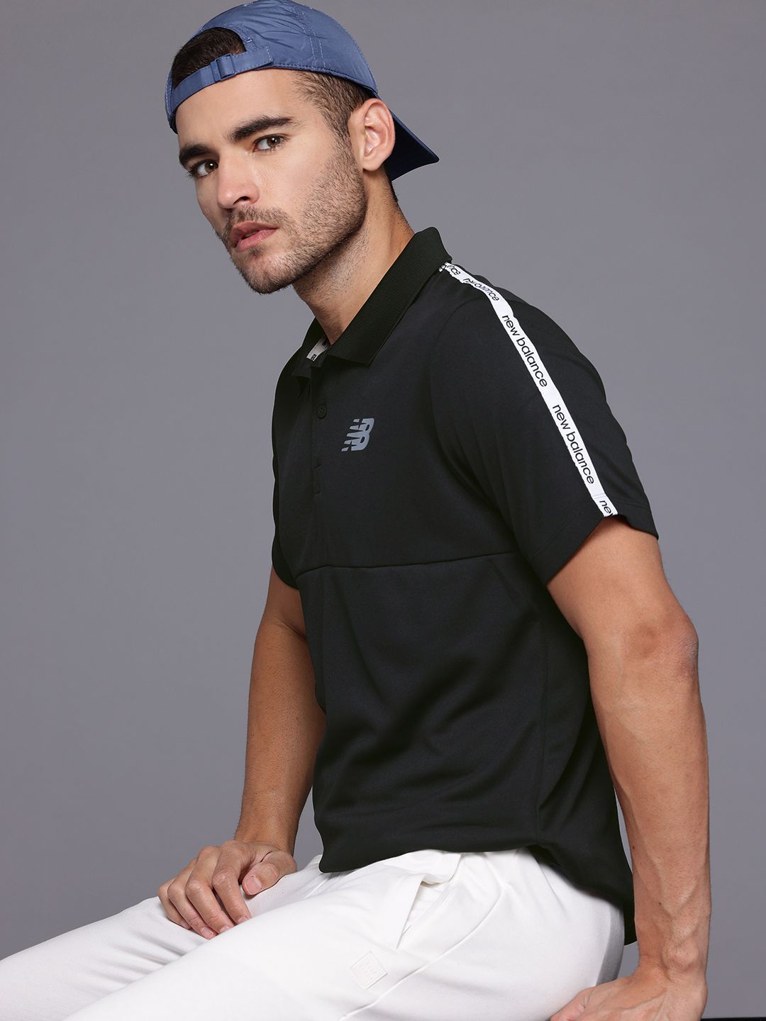 New Balance Polo Collar Slim Fit T-shirt-image-13