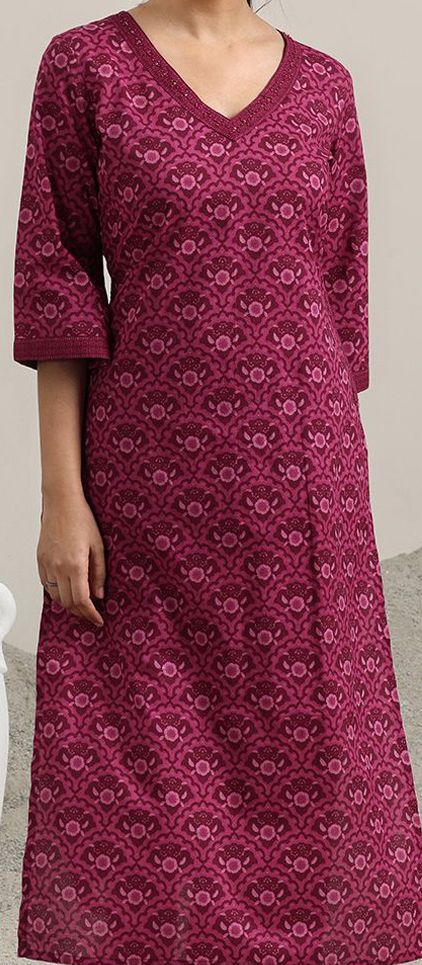 EXP -  Libas Green Floral Tissue Kurta main image 0