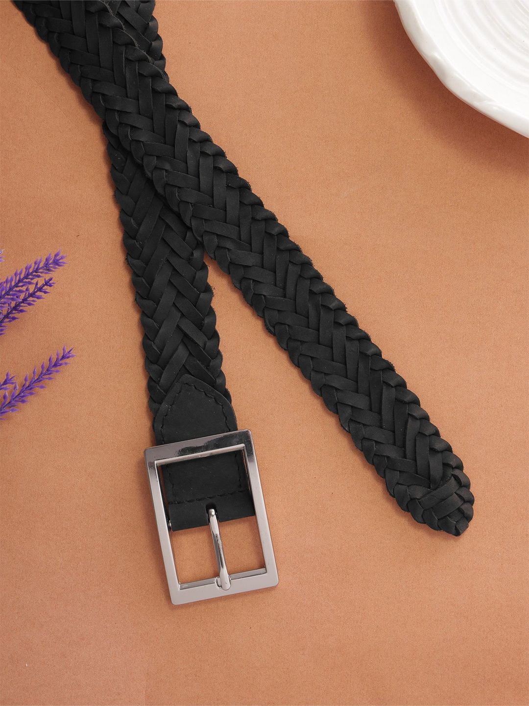 Aditi Wasan Men Braided Leather Belt-picture-27
