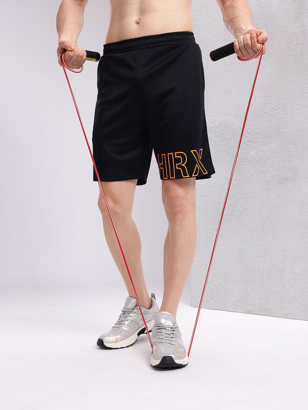 HRX by Hrithik Roshan Men Printed Rapid-Dry Training Shorts-picture-47