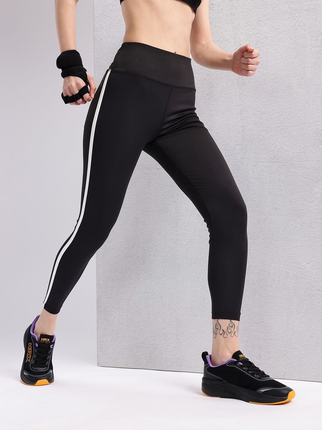HRX by Hrithik Roshan Women Rapid-dry Printed Running Tights-image-39