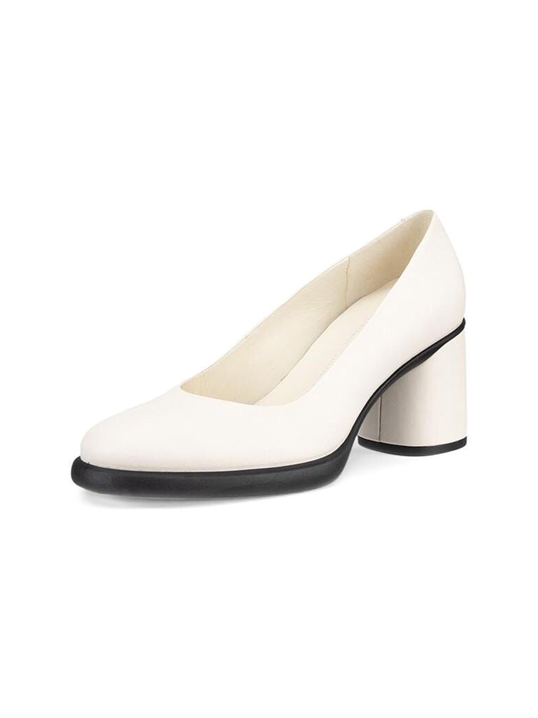 ECCO Women Leather Block Pumps-picture-7