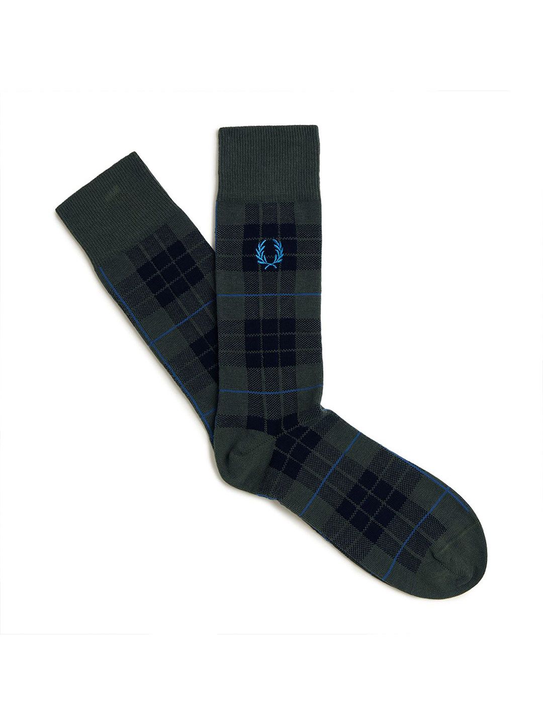 Fred Perry Tartan Men Calf-Length Socks-image-34
