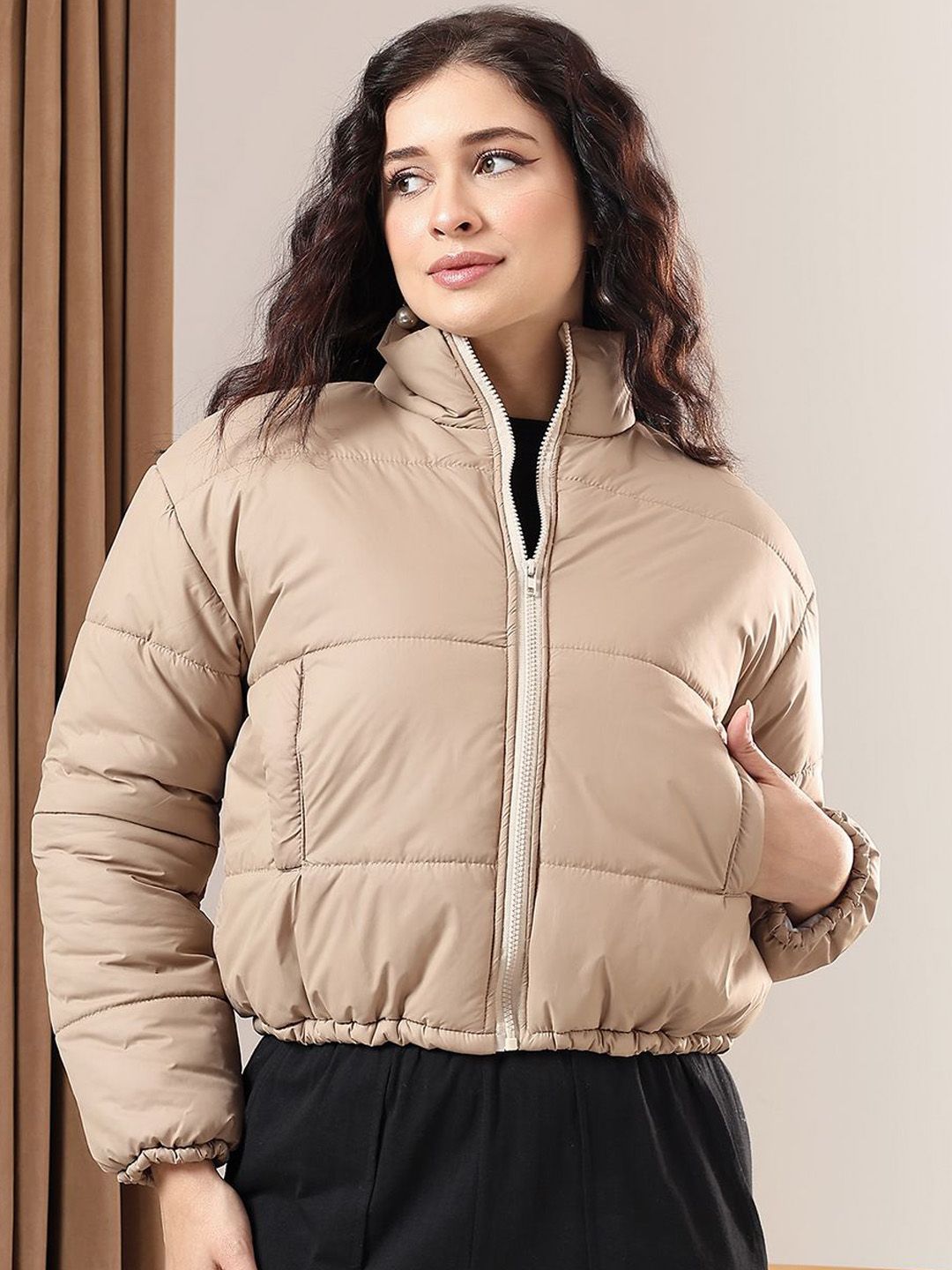Kotty Women Insulator Crop Puffer Jacket-picture-25