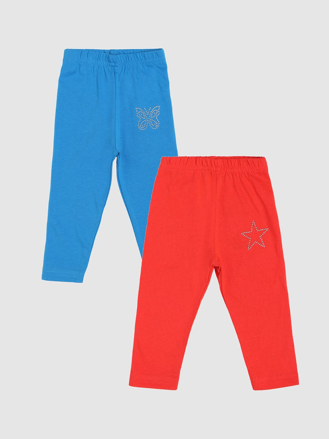 Bodycare Girls Pack Of 2 Cotton Mid Rise Track Pants-picture-38