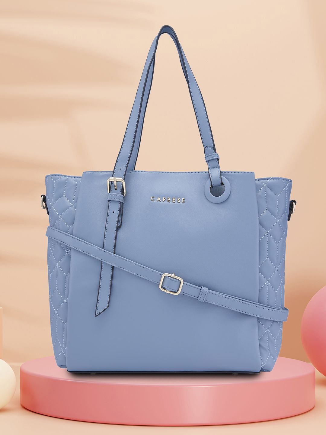 Caprese Women Solid Structured Shoulder Bag-picture-24