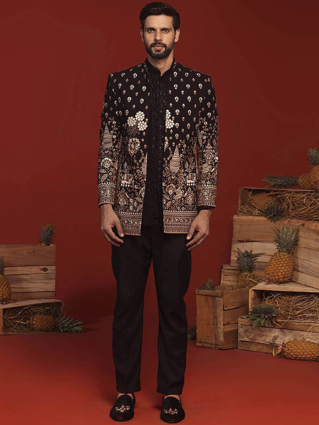 KALPRAAG Embroidered Sherwani-picture-24