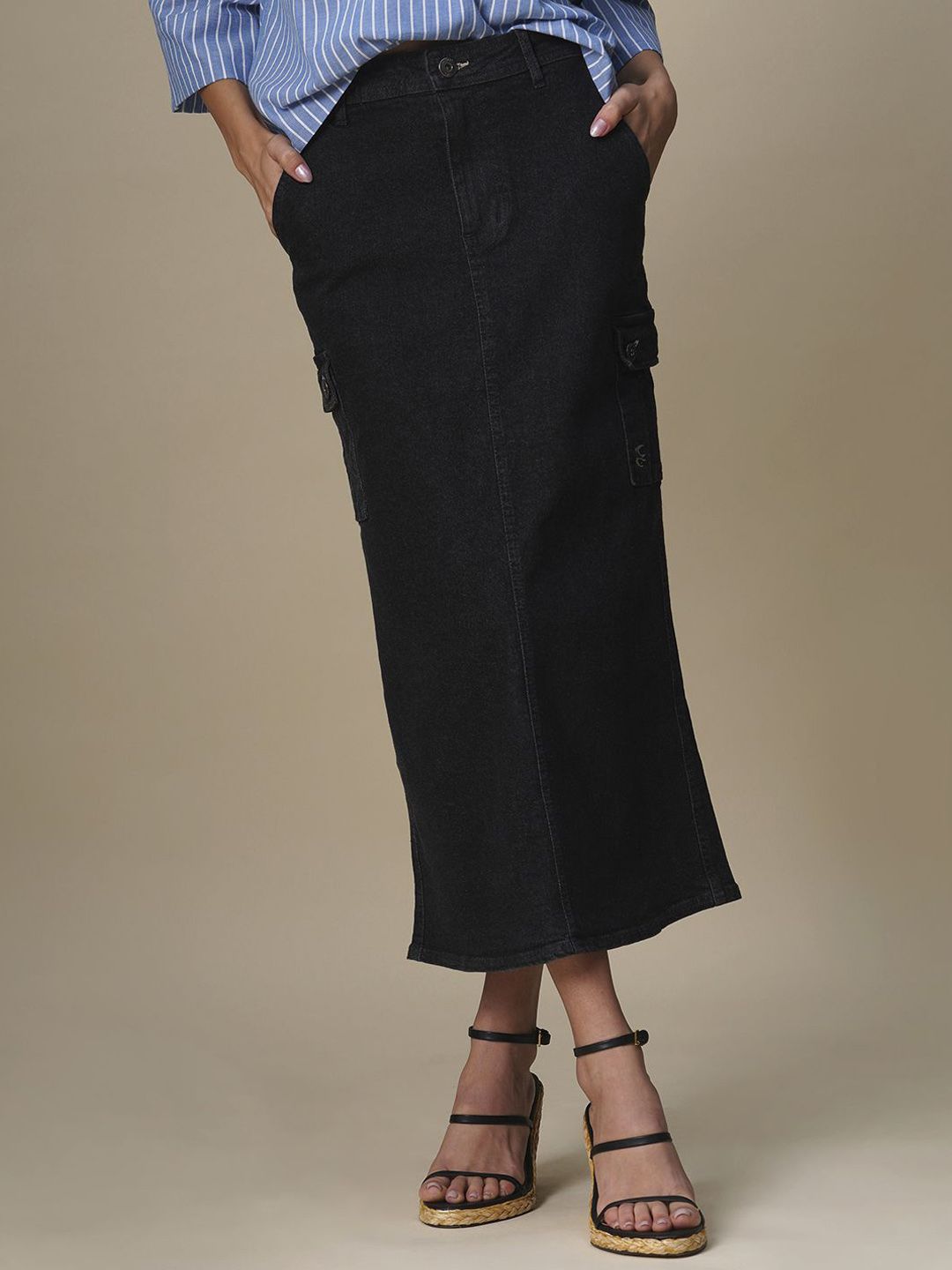 Chemistry Maxi Pencil Skirt-picture-56