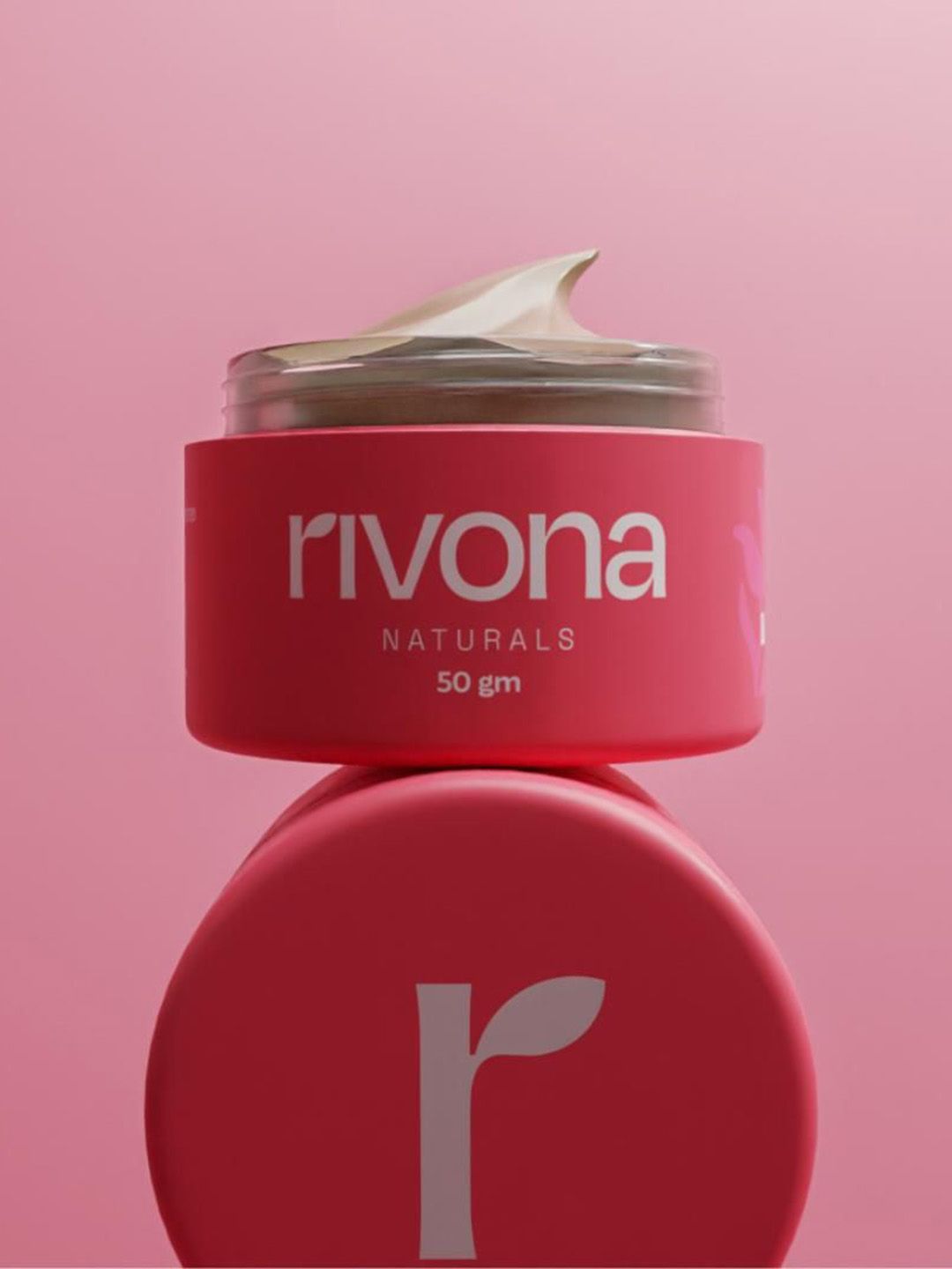 Rivona Naturals Pink Everyday Glow Cream 3 In1 Foundation Finish With Alpha Arbutin - 50 g-image-6