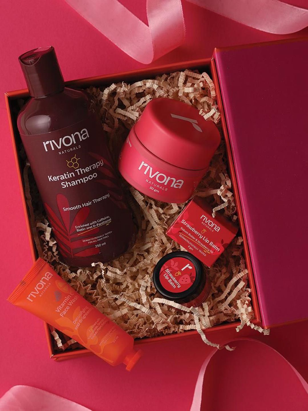Rivona Naturals Set Of 4 Wellness Rituals Skin & Hair Care Kit-image-1