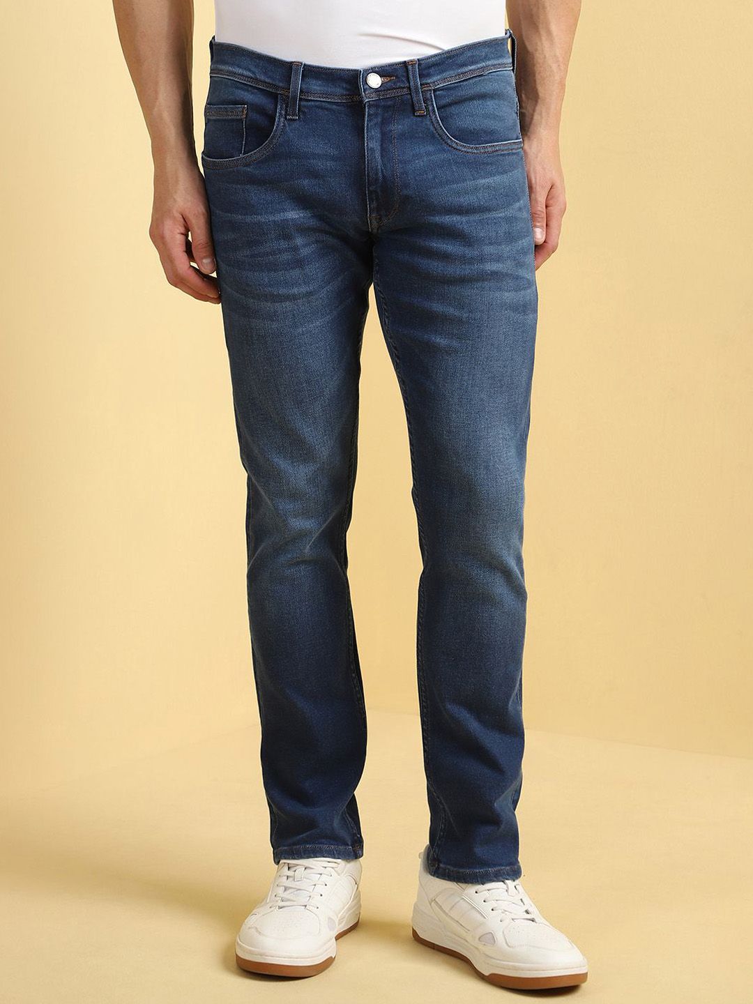 Allen Solly Men Slim Fit Mid-Rise Jeans-picture-22