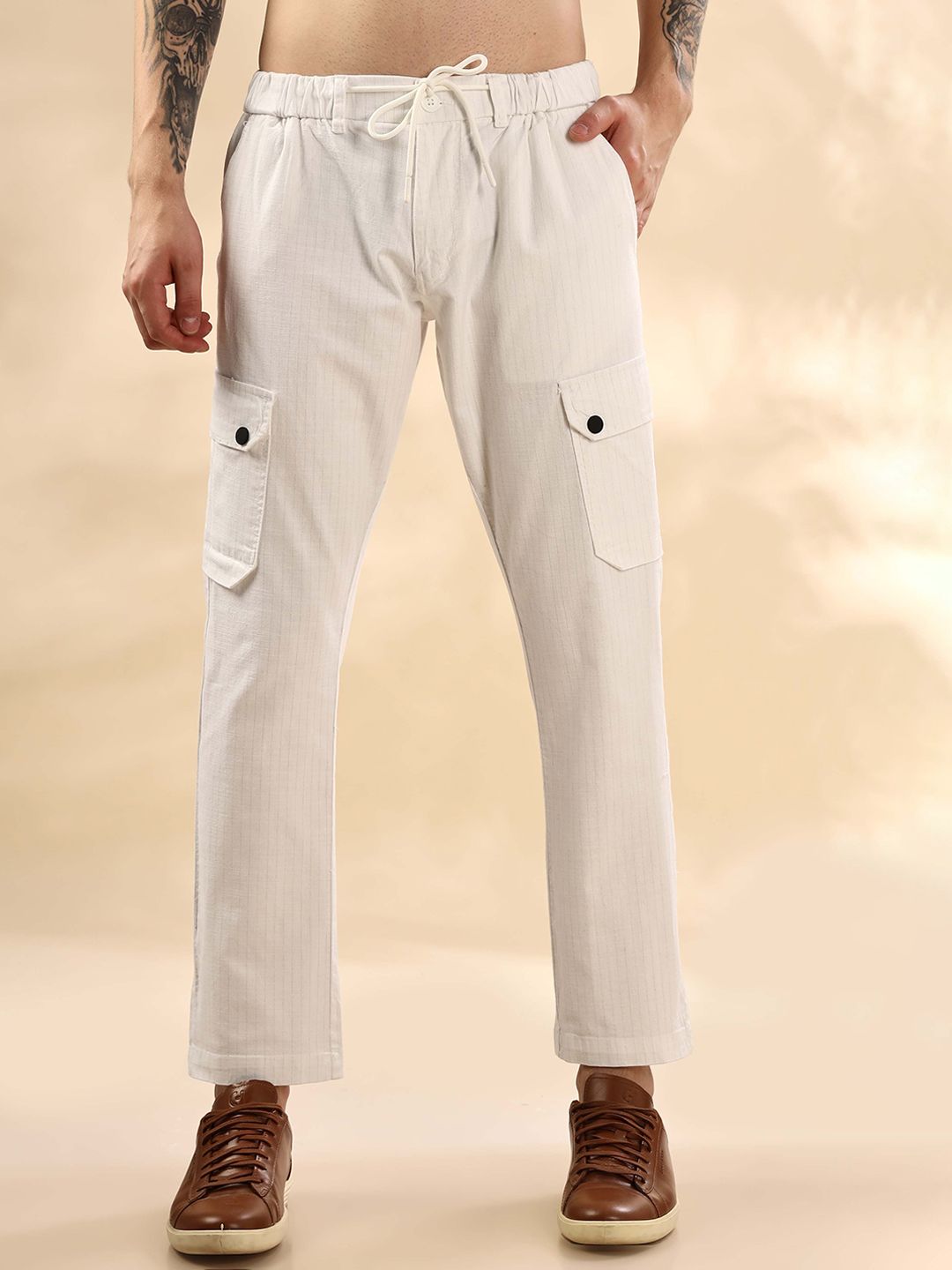 Mast & Harbour Men Loose Fit Trouser-picture-28