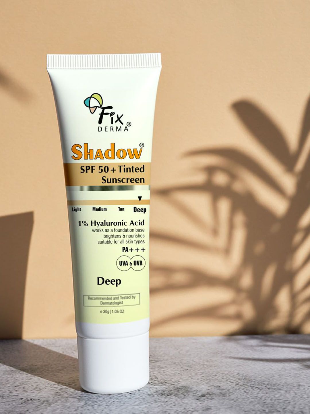 FIXDERMA Shadow Tinted Spf 50 pa+++ Sunscreen With Vitamin E- 30 g-picture-22