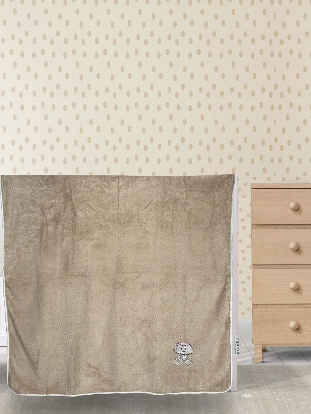 Florida Brown & Grey Fleece Single Bed Blanket-picture-46