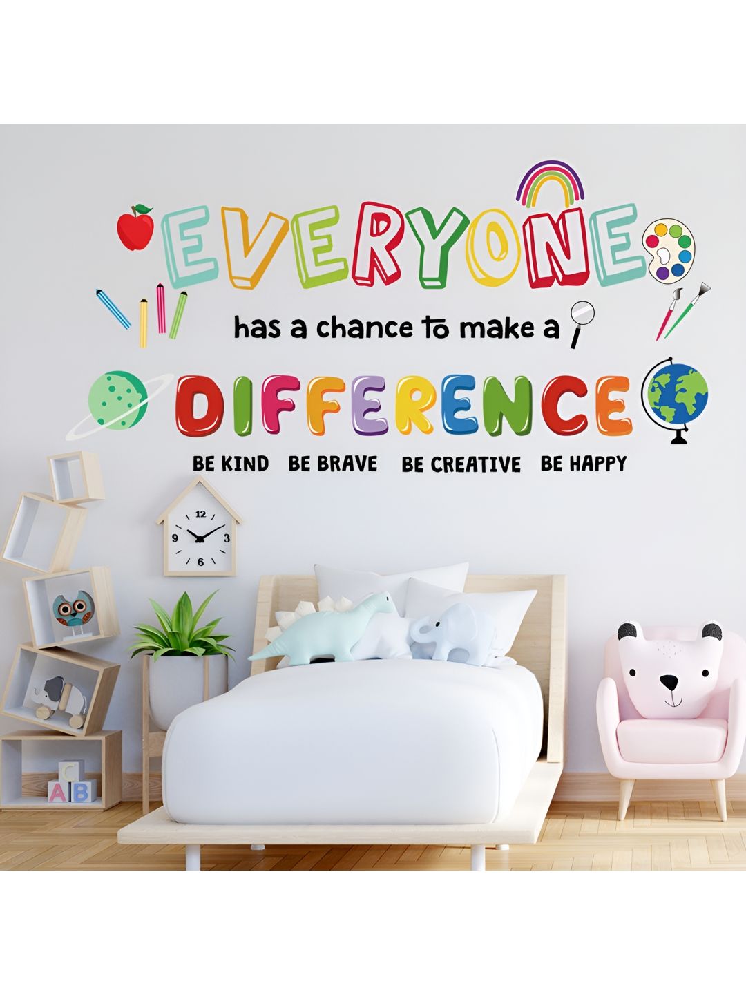 Jaamso Royals Blue & Green Printed Waterproof Heat Resistant Self Adhesive Wallpaper-picture-15