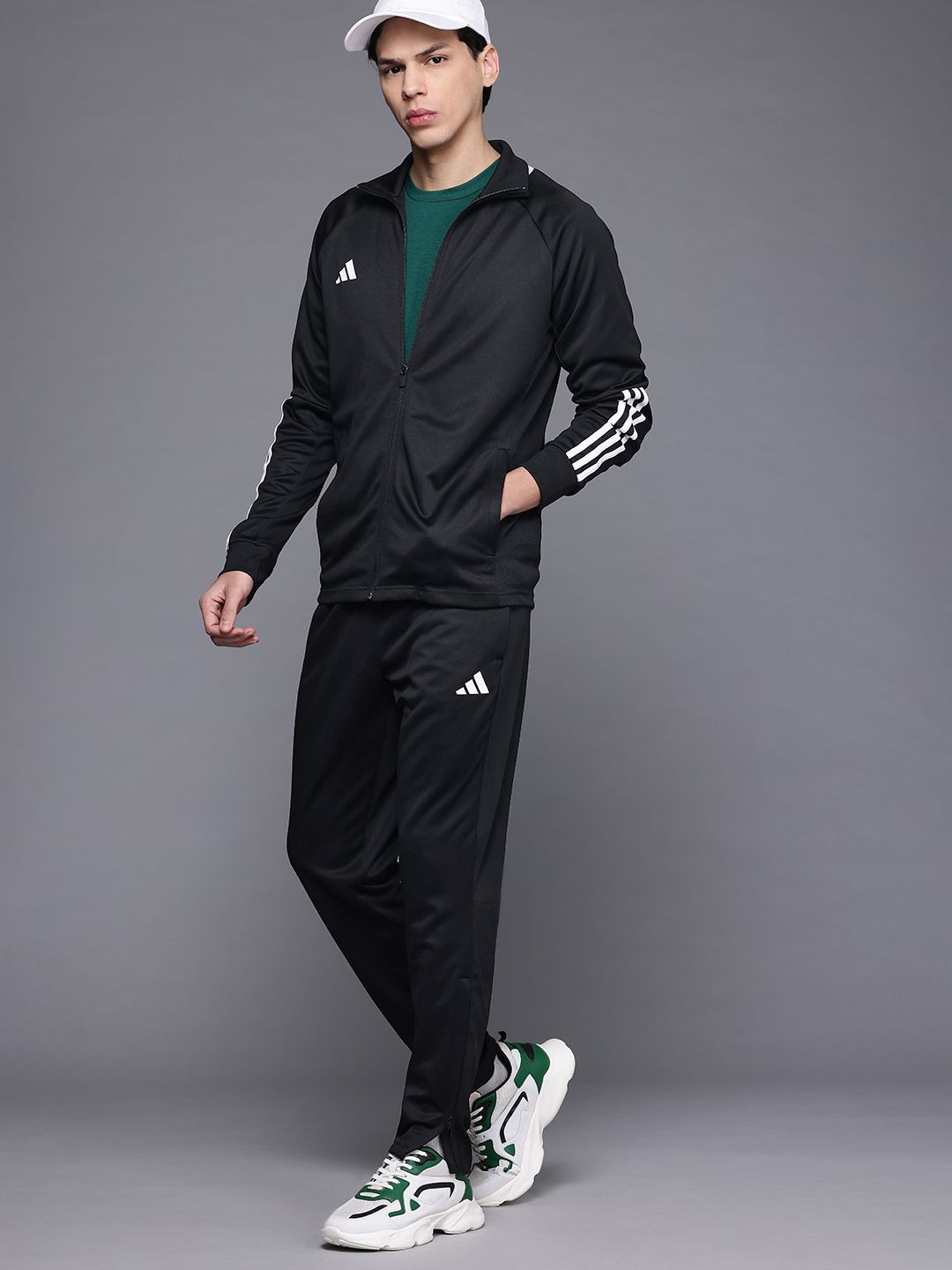 ADIDAS Men 3-Stripe Logo Detail Tracksuit-picture-13