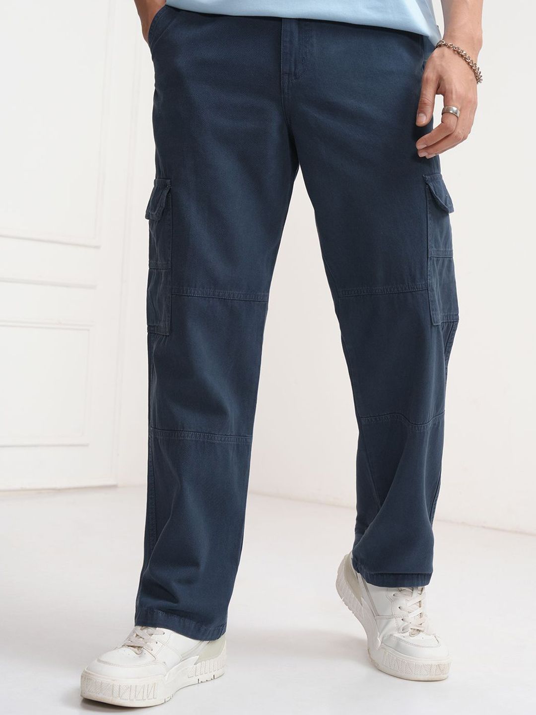 HIGHLANDER Men Cargo Cut Sew Straight Fit Trouser-picture-20