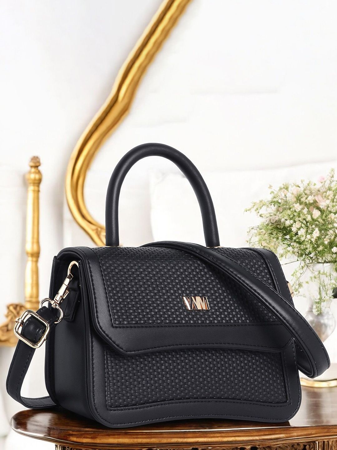 WOMEN MARKS Women Textured Satchel Bag-picture-39